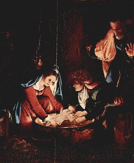 Lorenzo Lotto Christi Geburt Norge oil painting art